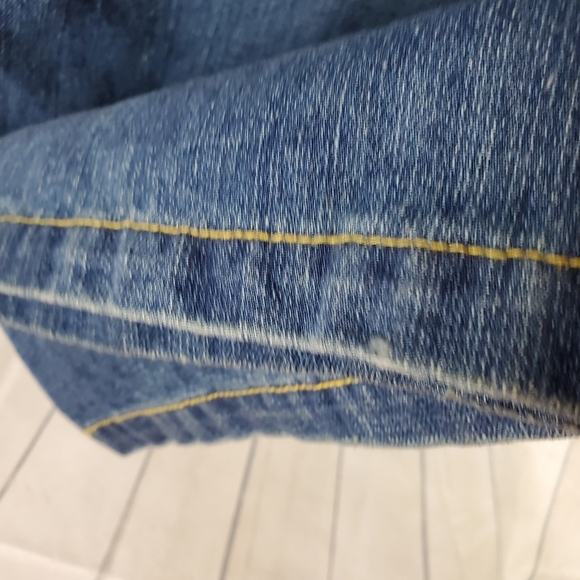 Vintage 90s Wide Leg Jeans 38W x  32L Hip Hop Y2K Streetwear - Picture 14 of 16